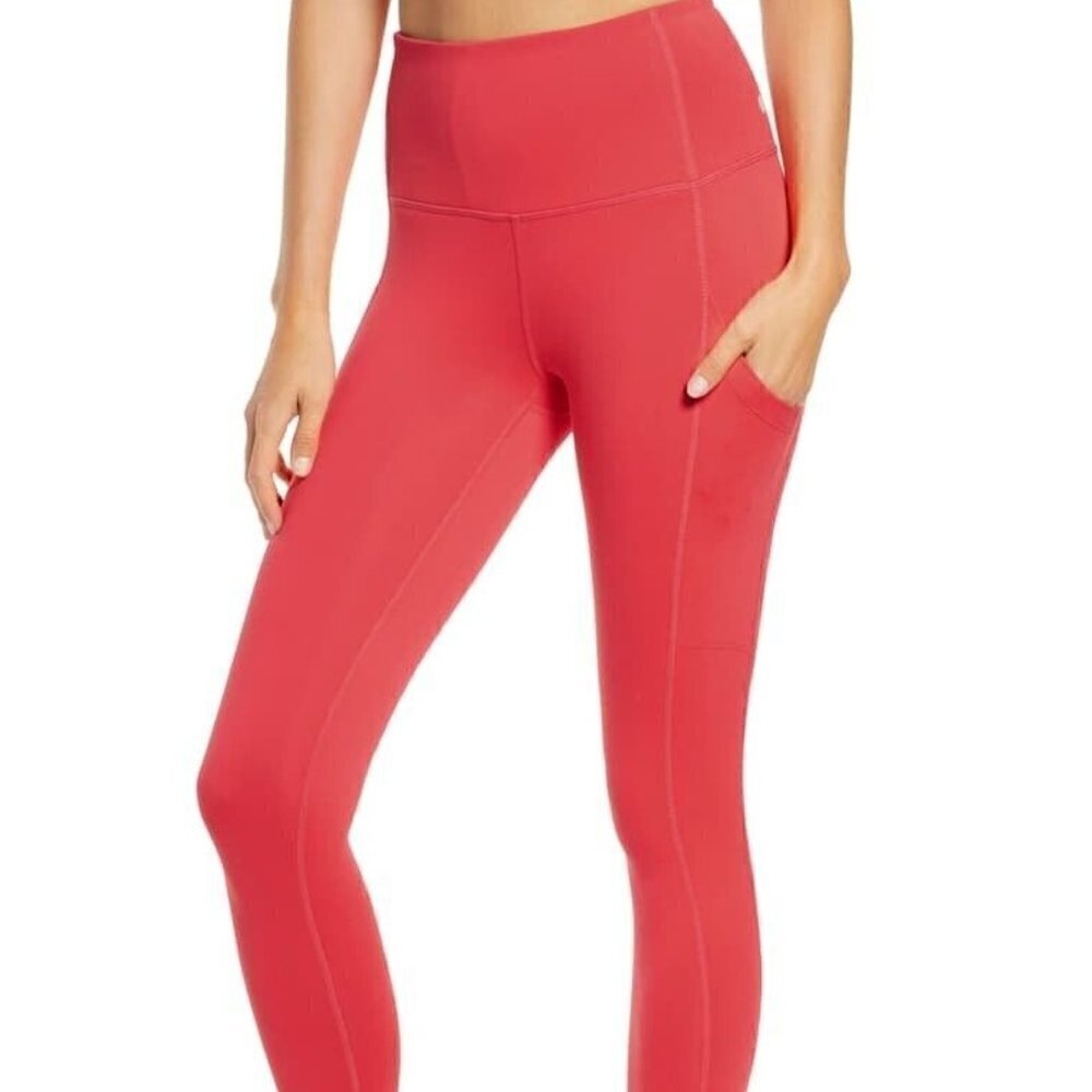 Zella Live In High Waist Pocket 7/8 Leggings - M